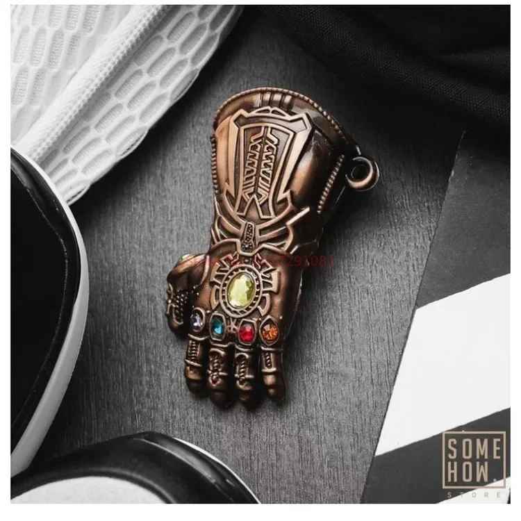 Very high quality collector's Marvel Avengers Endgame  – Thor Axe, Iron Man Helmet, Thanos Infinity Gauntlet | Action Figure Ornaments & Car Key Pendants