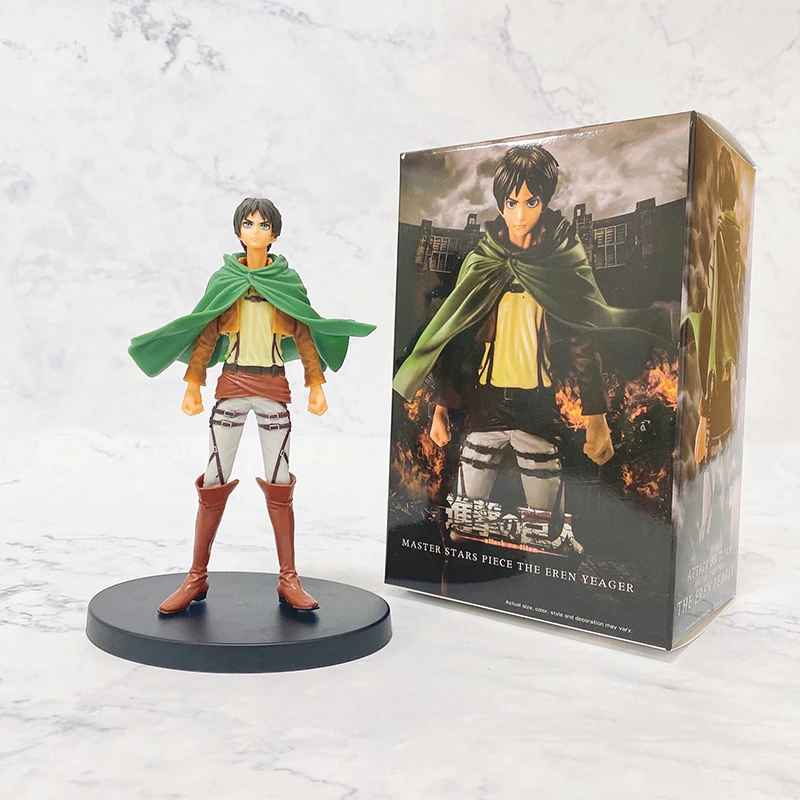 Eren Yeager Figure | Attack on Titan Survey Corps Statue Anime Collectible | Geekzillaa