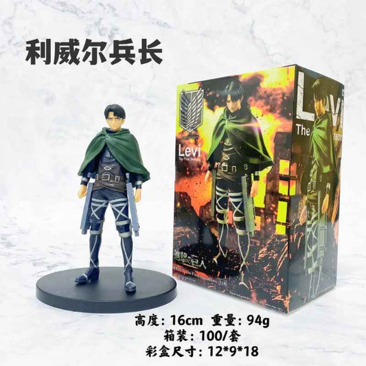 Levi Ackerman Action Figure – Attack on Titan | 16cm Collectible Statue