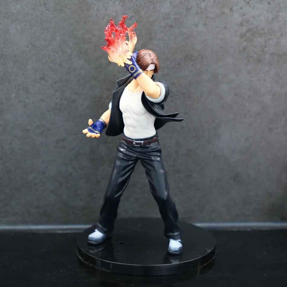 King of Fighters Figure Set | Kyo Kusanagi & Iori Yagami Statue Gaming Collectible KOF Merch | Geekzillaa