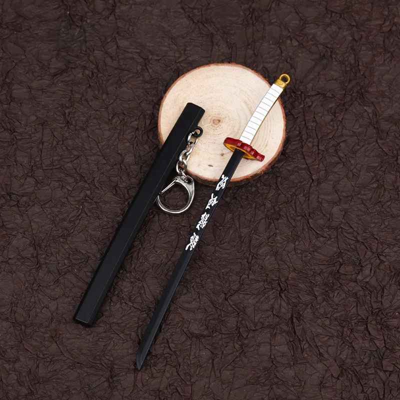 Demon Slayer Katana Keychains | 17cm Nichirin Sword Replicas | Tanjiro, Rengoku, Zenitsu & Sanemi | Geekzillaa