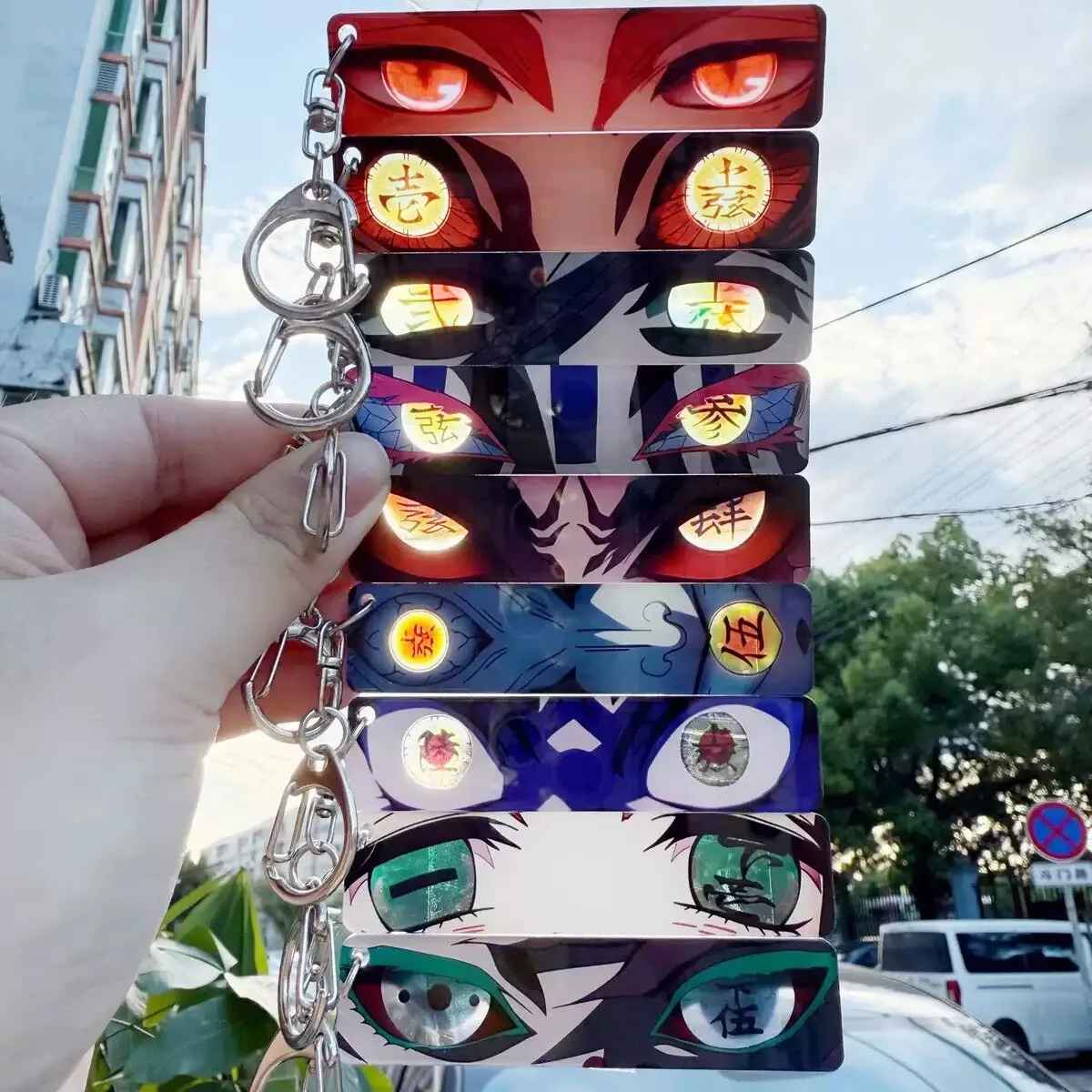 Upper Moon Demon Eye keychain Collection