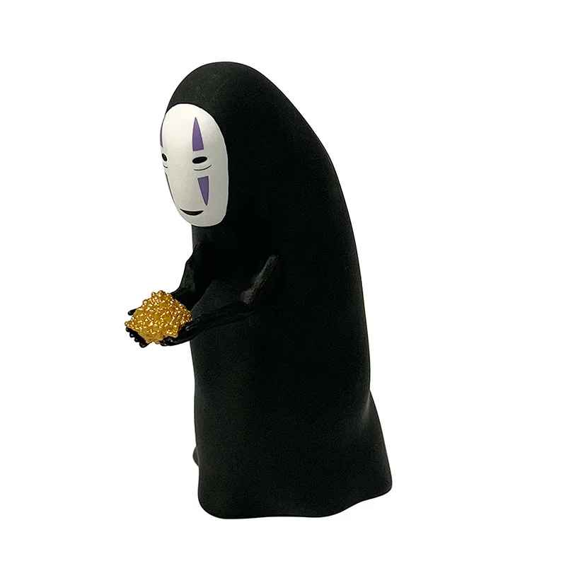 Spirited Away Figure Set | Chihiro & No-Face (Kaonashi) Statue Studio Ghibli Anime Collectible | Geekzillaa