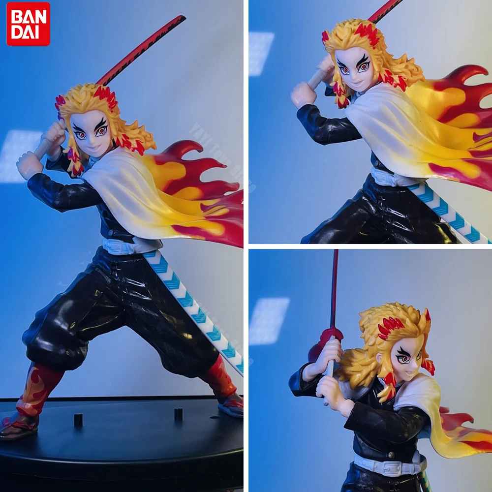 Demon Slayer Kyojuro Rengoku Flame Hashira figure fire effect action pose collectible