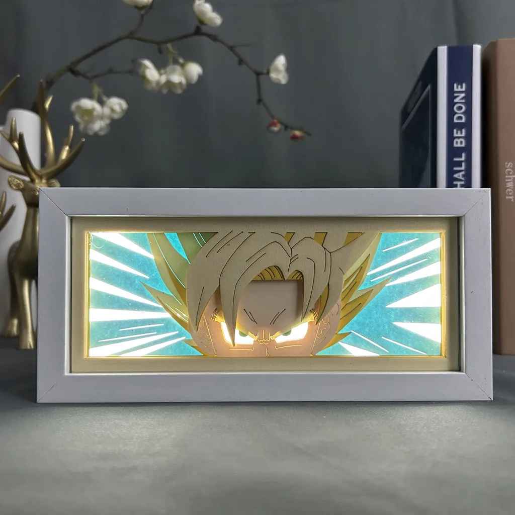 Goku "Ultimate Spirit Bomb" Multi-Layered RGB Light Box