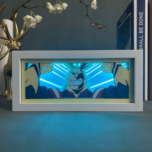 All Might "Symbol of Peace" Multi-Layered RGB Light Box