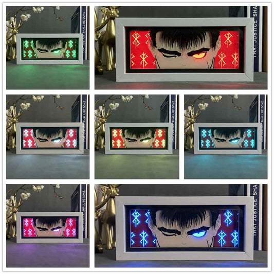 ⚔️ Guts "Black Swordsman" Multi-Layered RGB Light Box