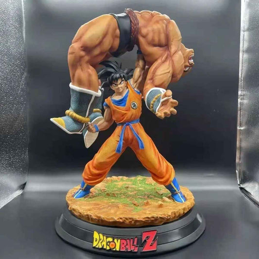 Dragon Ball Son Goku vs Nappa Figure – 23cm Anime Statue