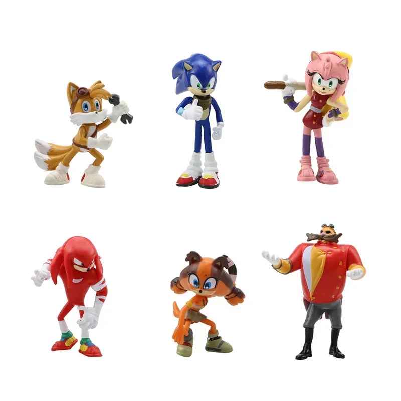 Sonic the Hedgehog & Friends 6-Piece Figurine Set
