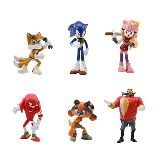 Sonic the Hedgehog & Friends 6-Piece Figurine Set