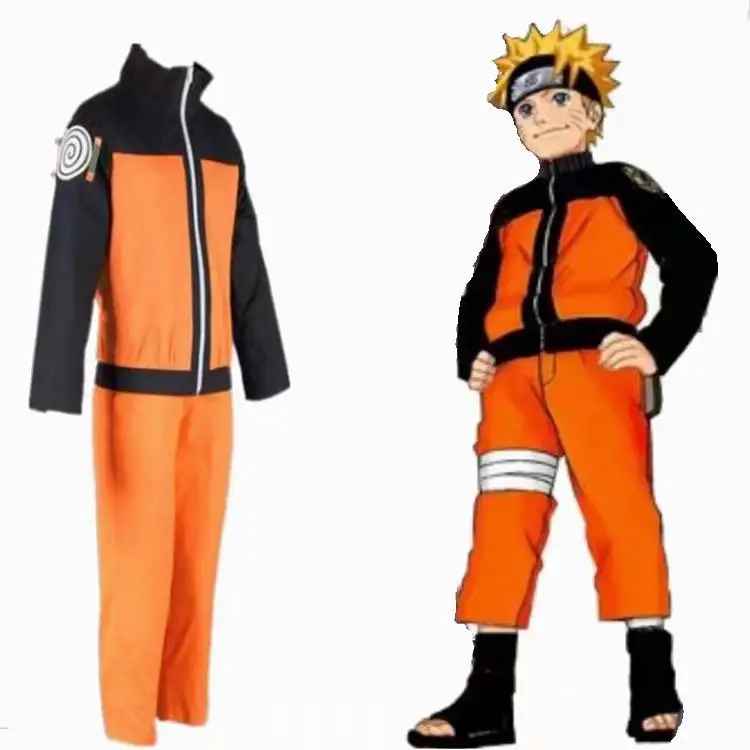 Naruto Uzumaki Cosplay Costume – Shippuden Ninja Outfit
