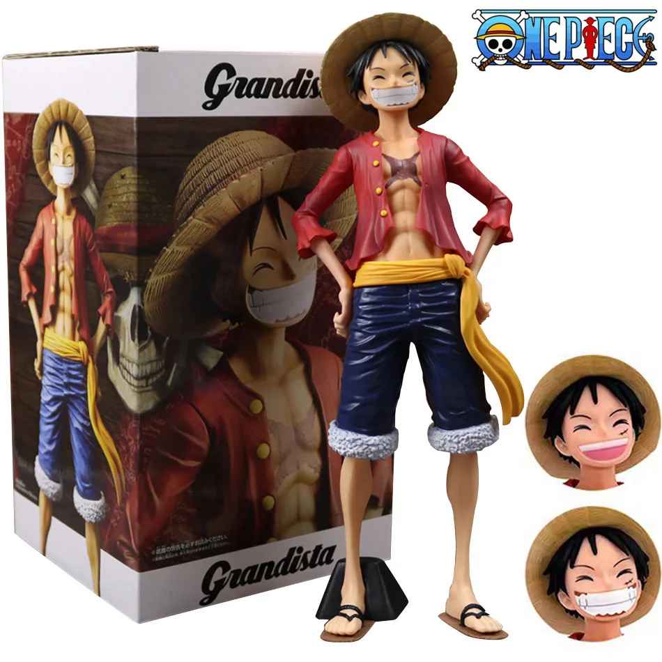 One Piece Grandista Monkey D. Luffy Figure – Straw Hat Pirate Collectible Model