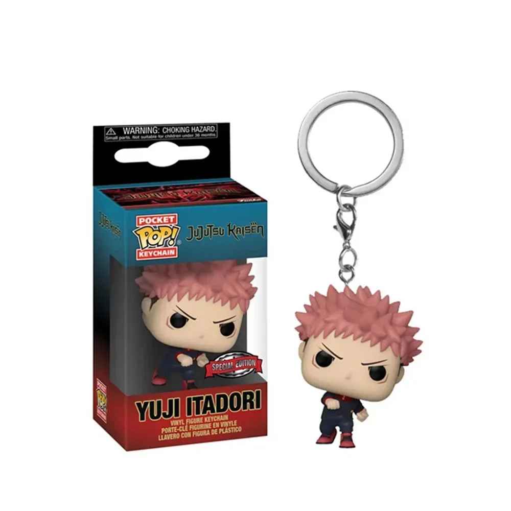 original Funko POP Pocket Pop Keychain Toy Jujutsu Kaisen Satoru Gojo Nobara Kugisaki Yuji Itadori Vinyl Figure Model