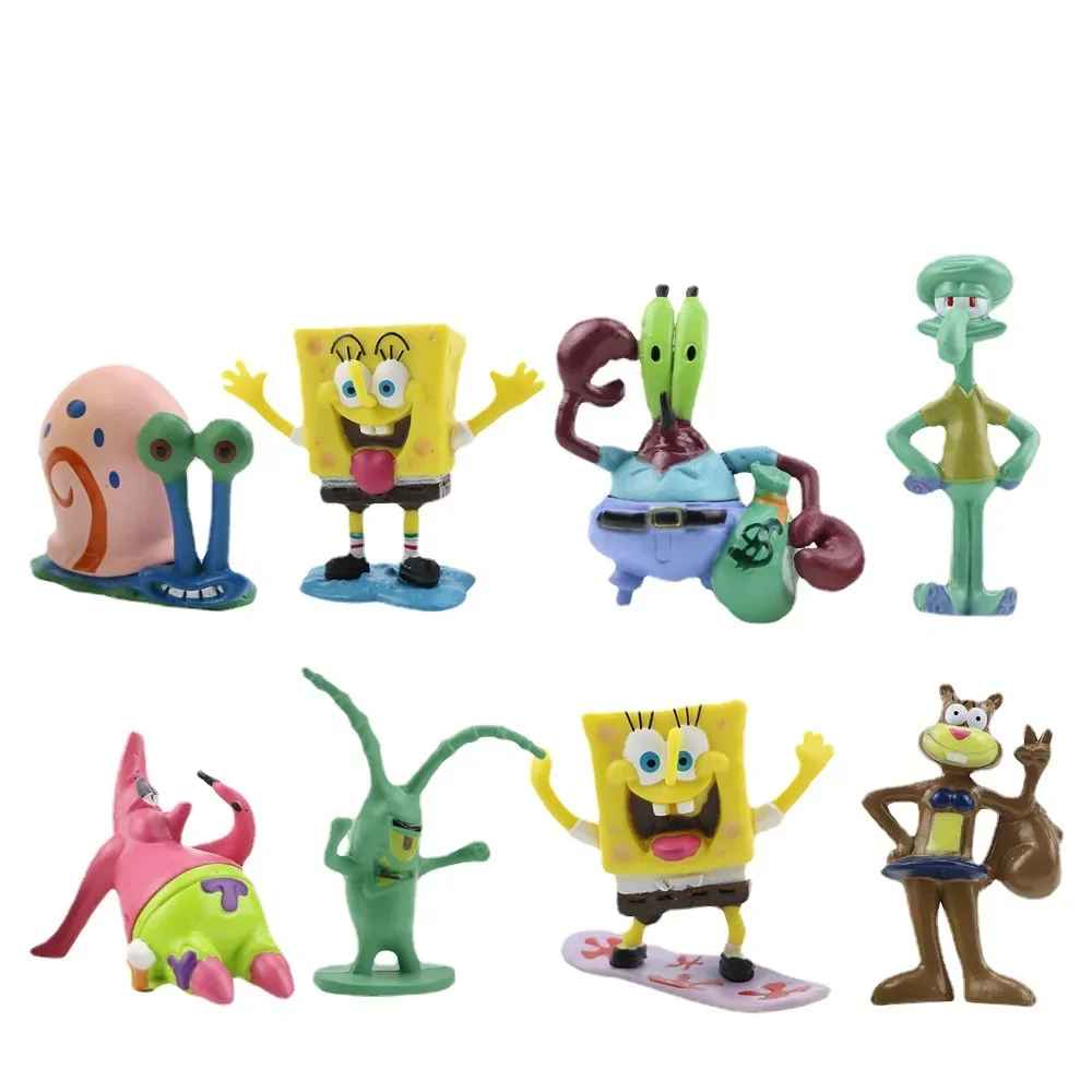 SpongeBob SquarePants 8-Piece Character Figurine Set