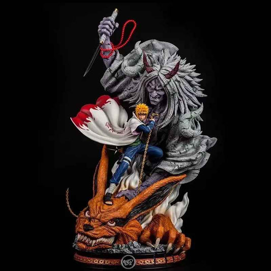 Naruto Minato vs Kurama Figure – Dynamic Battle Scene Collectible