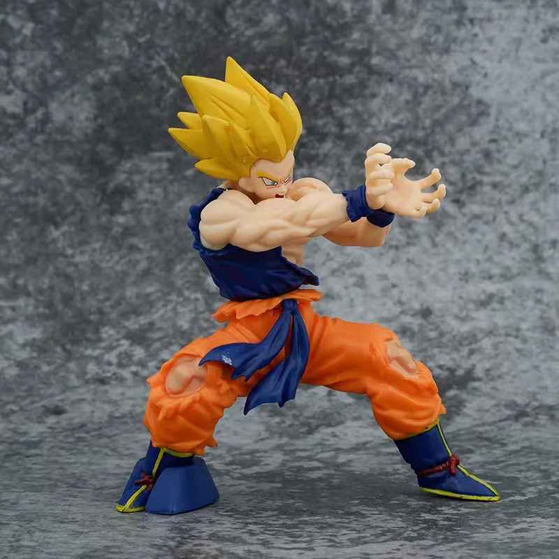 uper Saiyan Goku Figure | Kamehameha Action Pose Dragon Ball Z Statue | Geekzillaa