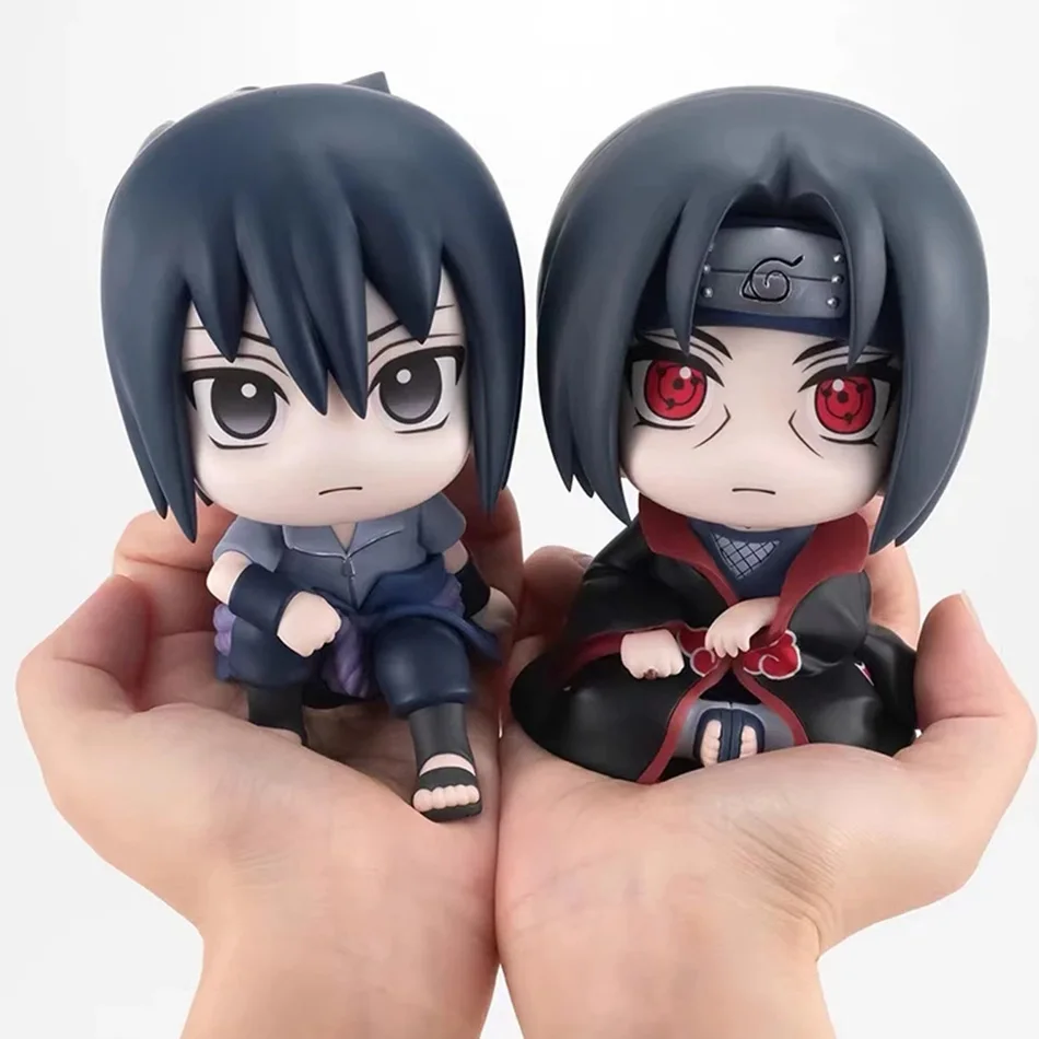 2 Pcs Naruto Anime Figure Kakashi  Itachi Q Version
