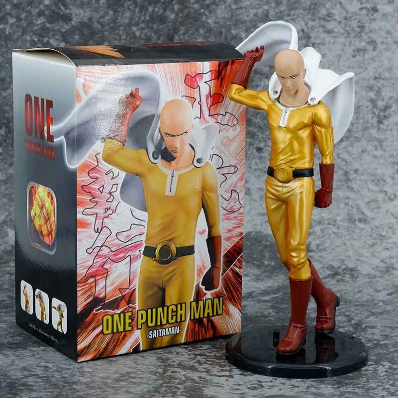 💥 Saitama “One Punch Man” Gold Edition Figure – Hero for Fun!