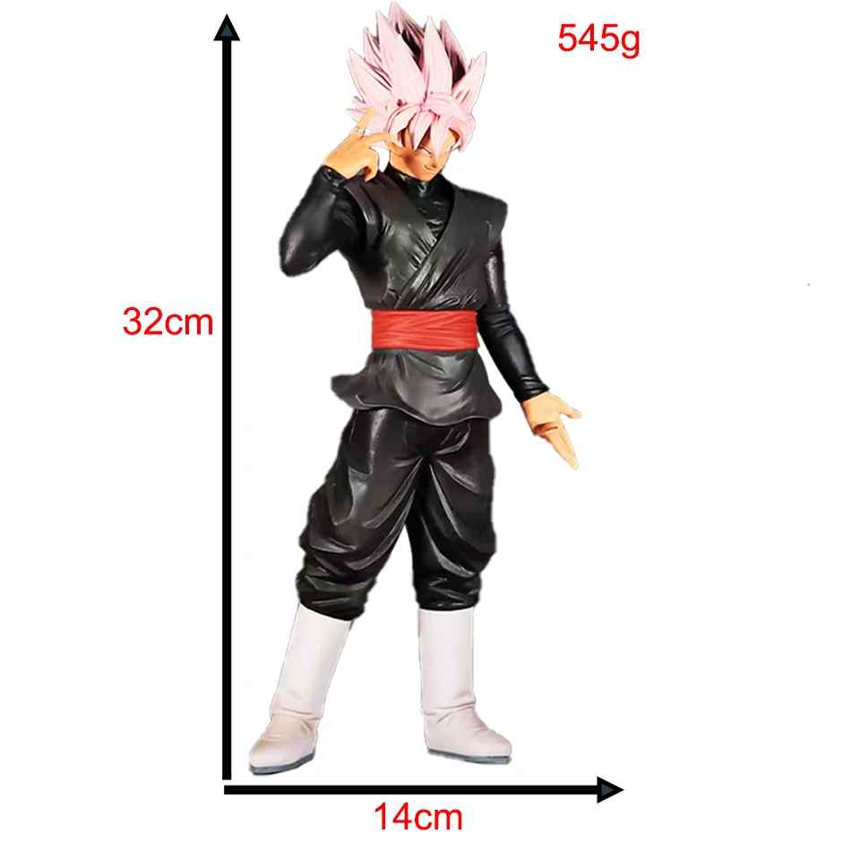 Goku Black Figure | Super Saiyan Rosé Statue Dragon Ball Super Collectible | Geekzillaa