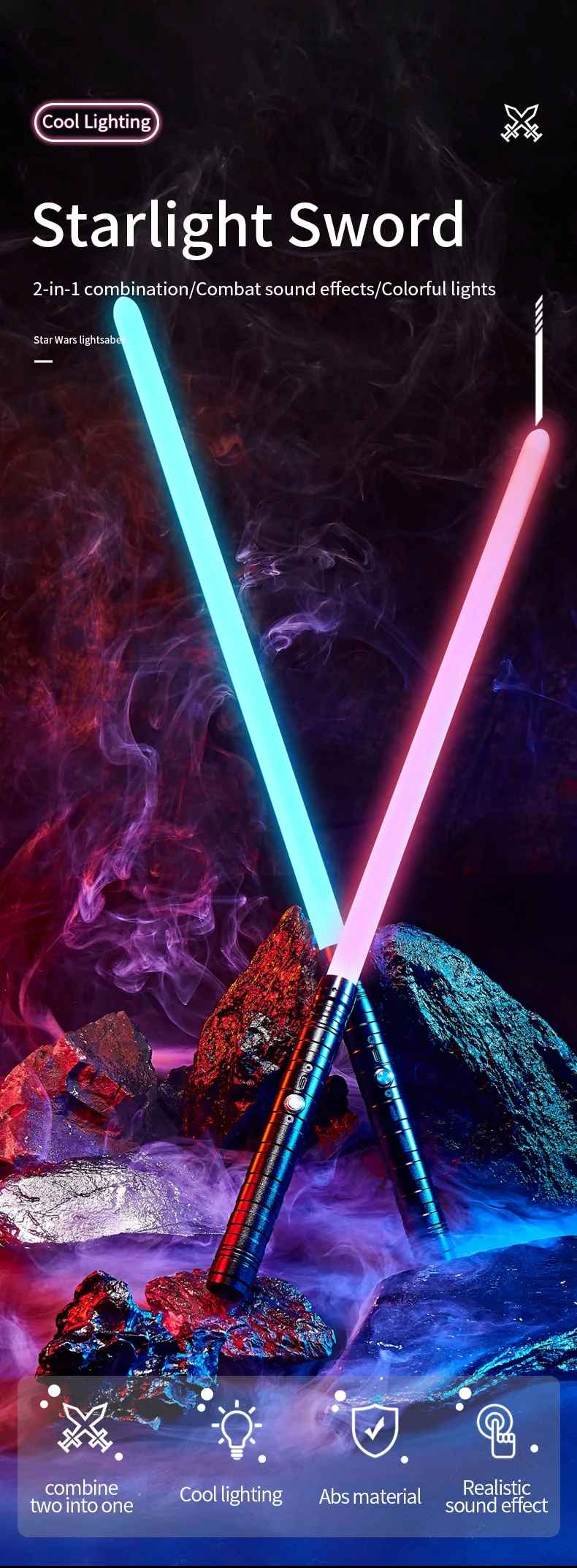 Master Series RGB Dueling Lightsaber