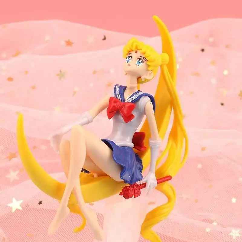 Sailor Moon Crescent Moon Figurine – Magical Girl Collectible | Anime Decor