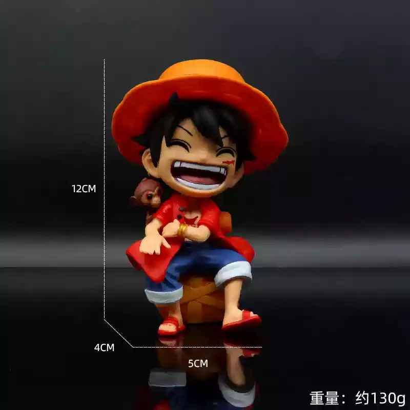 One Piece Figure Set | Luffy & Roronoa Zoro Mini Chibi Statue Straw Hat Pirate Collectibles | Geekzillaa