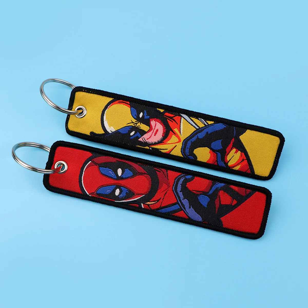 Marvel & DC "Multiverse Legends" Embroidered Keychain Set