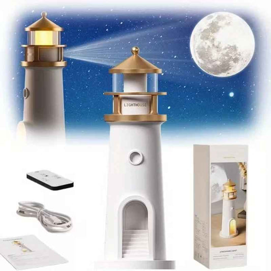 🌙 Moon Projector Lighthouse: Smart Lighting