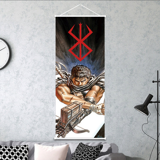 Berserk Guts Wall Scroll