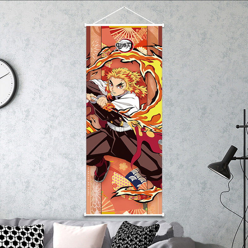 Demon Slayer Wall Scroll Collection – Tanjiro, Nezuko, Hashiras & More