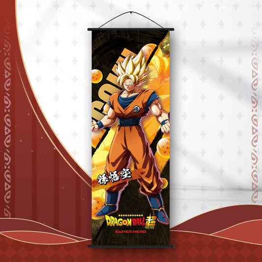 Dragon Ball Wall Scroll Collection – Vegeta, Goku & Saiyan Warriors
