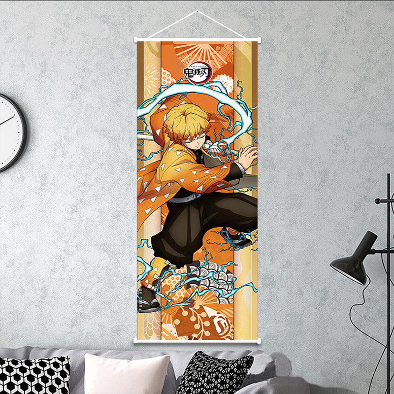 Demon Slayer Wall Scroll Collection – Tanjiro, Nezuko, Hashiras & More