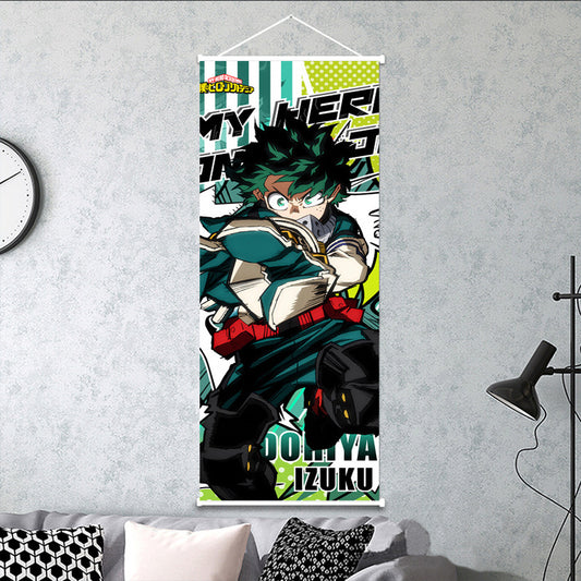 💥 My Hero Academia Wall Scroll – Izuku Midoriya “Deku”
