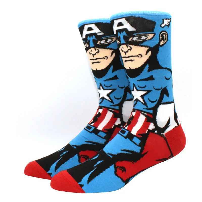 Marvel Superhero Socks | Spider-Man, Iron Man, Captain America Crew & Mid-Calf Merch | Geekzillaa