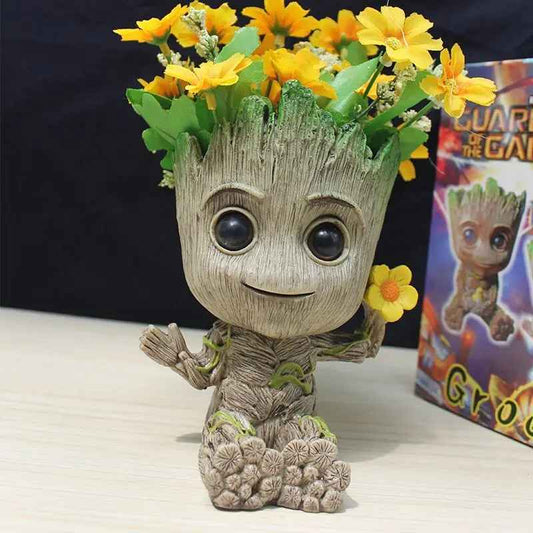 Groot Mini figure Pen Holder Flower Pot