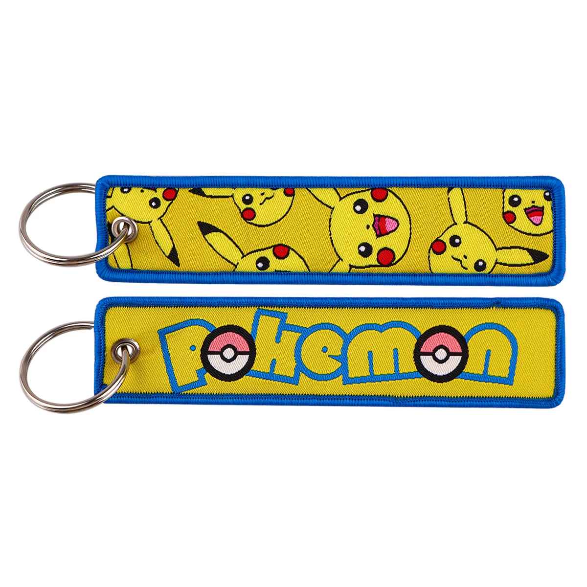 Pokémon Embroidered Cloth Keychains