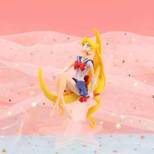 Sailor Moon Crescent Moon Figurine – Magical Girl Collectible | Anime Decor
