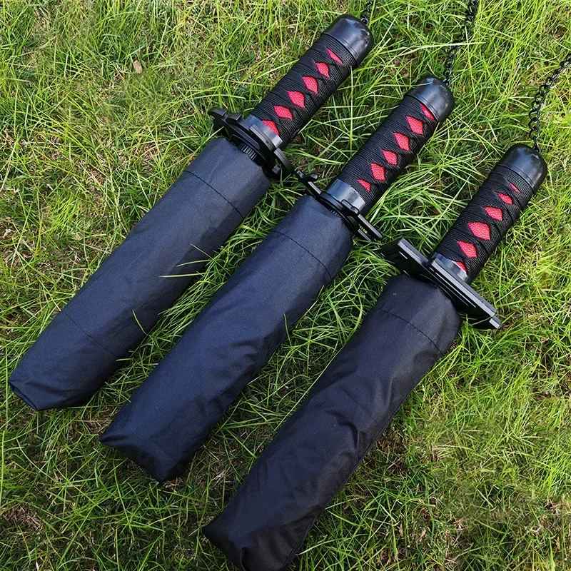 Bleach Katana Umbrella | Soul Reaper Sword Handle Parasol | Anime Tactical Gear | Geekzillaa