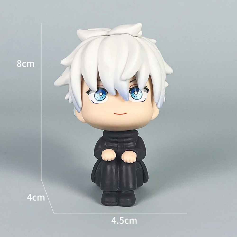 Jujutsu Kaisen 5-Piece Set – Collectible 9cm PVC Figures of Gojo, Yuji, Megumi, Nobara & Panda