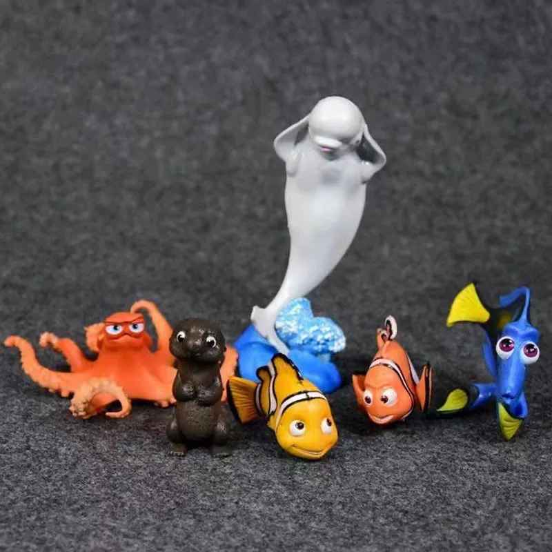 Finding Dory & Nemo Character Toy Figurine Set (7 Pcs)