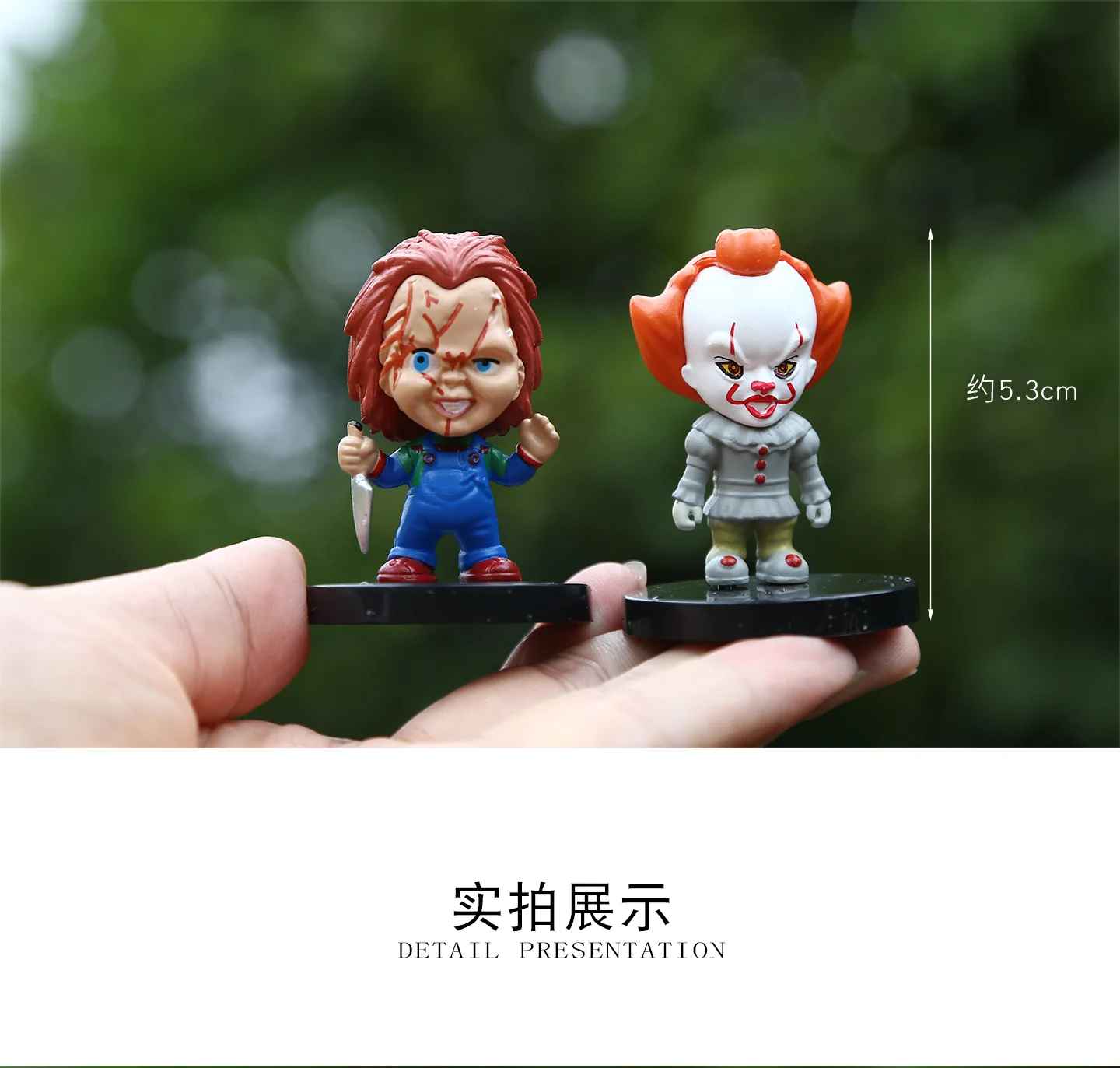 8pcs Horror Movie Miniature Figurines – Stylized Collectible Action Figures for Fans & Collectors