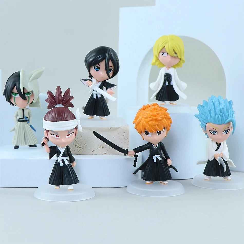 Bleach Anime Chibi Figures – 6-Pack Collectible Set