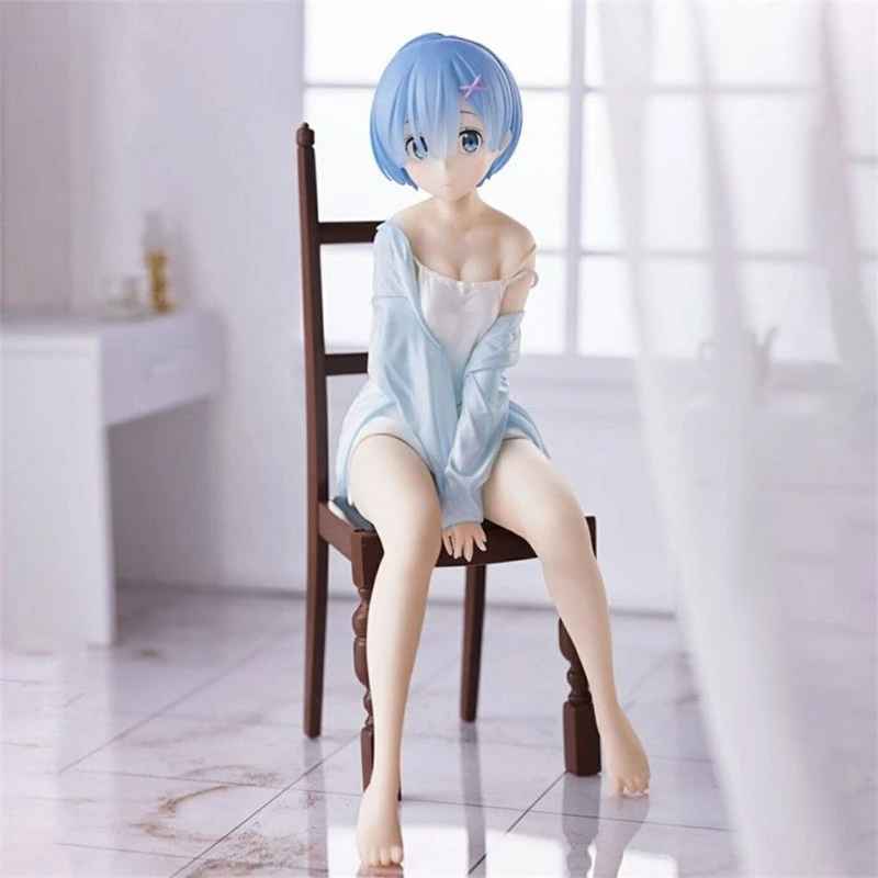 Rem Sitting on Chair Figure – Re:Zero Anime Collectible