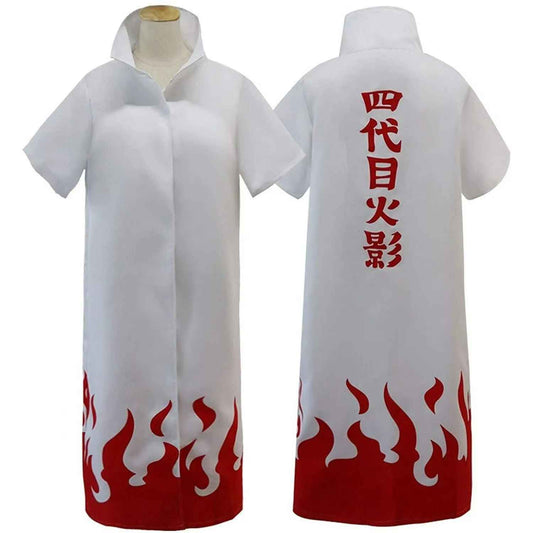 Naruto Fourth Hokage Minato Namikaze Cosplay Cloak