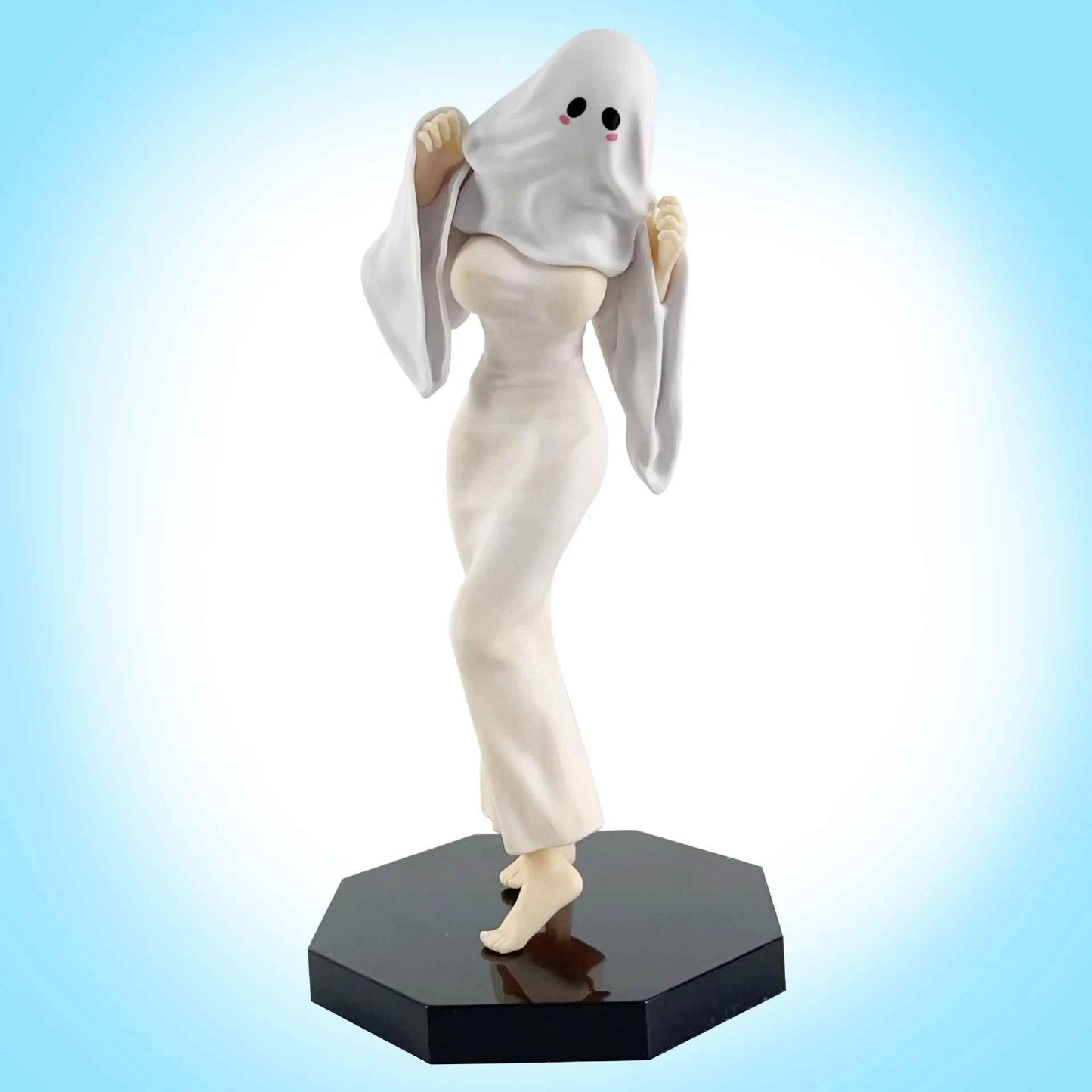 Cute Ghost Girl Figure | Ghost Niang Vinyl Statue 21cm | Original Character Anime Collectible | Geekzillaa