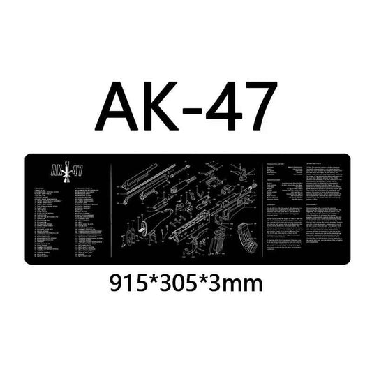 The AK-47 Schematic mat