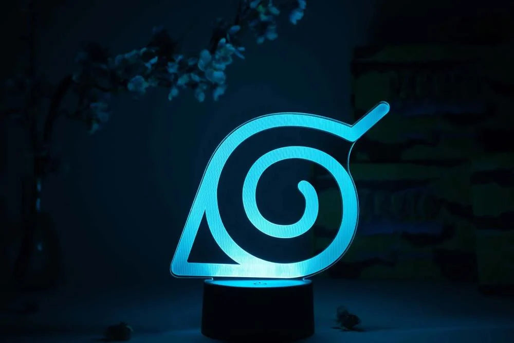Shippuden "Konoha Leaf" 3D Illusion RGB Lamp