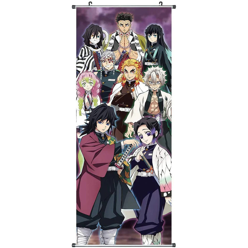 Demon Slayer Wall Scroll Collection – Tanjiro, Nezuko, Hashiras & More