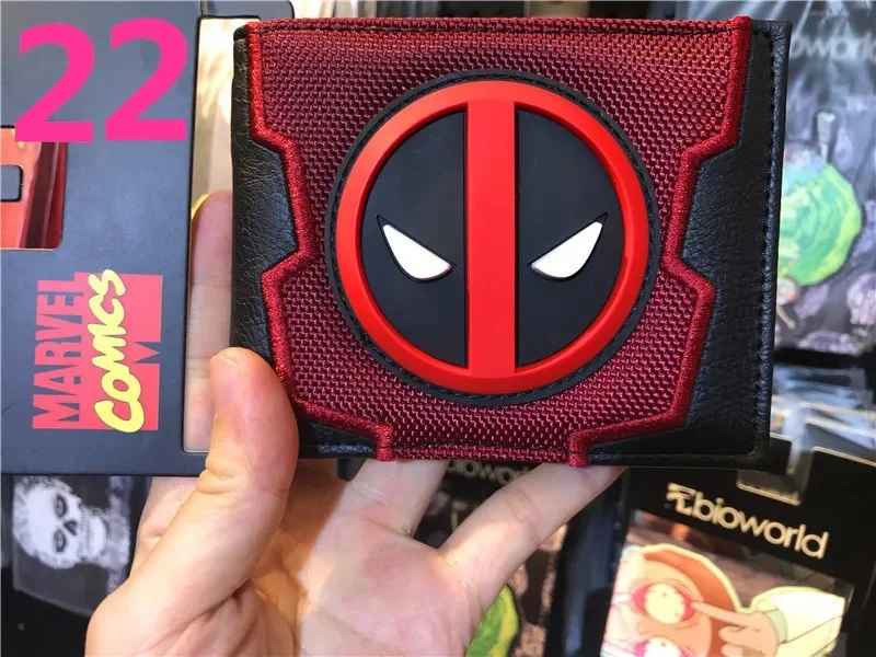 Marvel Avengers Deadpool Anime Foldable Wallet – Stylish Men’s & Children’s Card Holder