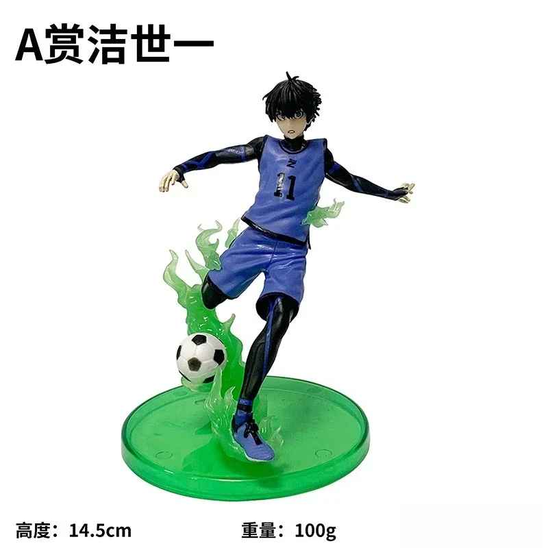 Blue Lock Top Strikers Figure Set: Isagi, Nagi, & Rin  Action Figures